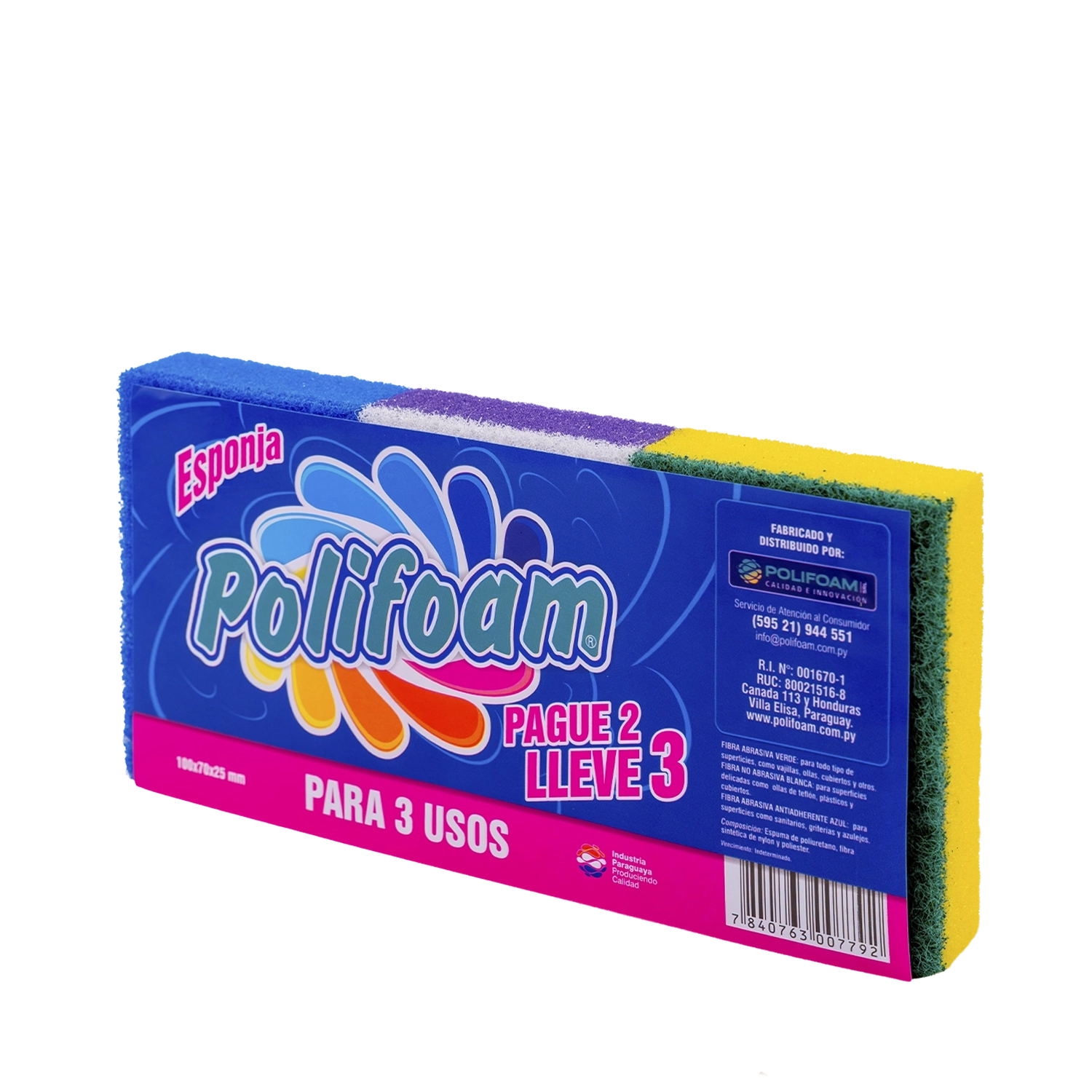 Esponjas para 3 USOS Pague 2 y lleve 3