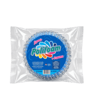 Esponja de acero con espuma