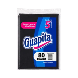 Bolsas ECONOMICAS de 80 lts x 5 unid.