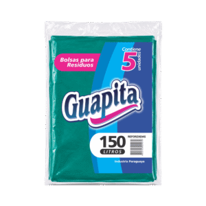 Bolsas REFORZADAS de 150 lts x 5 unid.