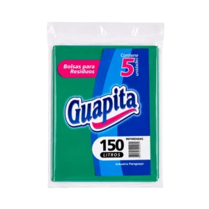 Bolsas REFORZADAS de 150 lts x 5 unid.