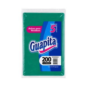 Bolsas REFORZADAS de 200 lts x 5 unid.