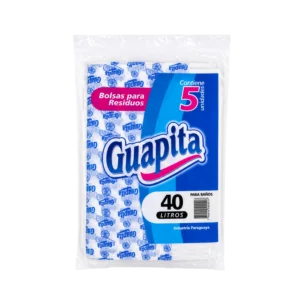 Bolsas para BAÑO de 40 lts x 5 unid.