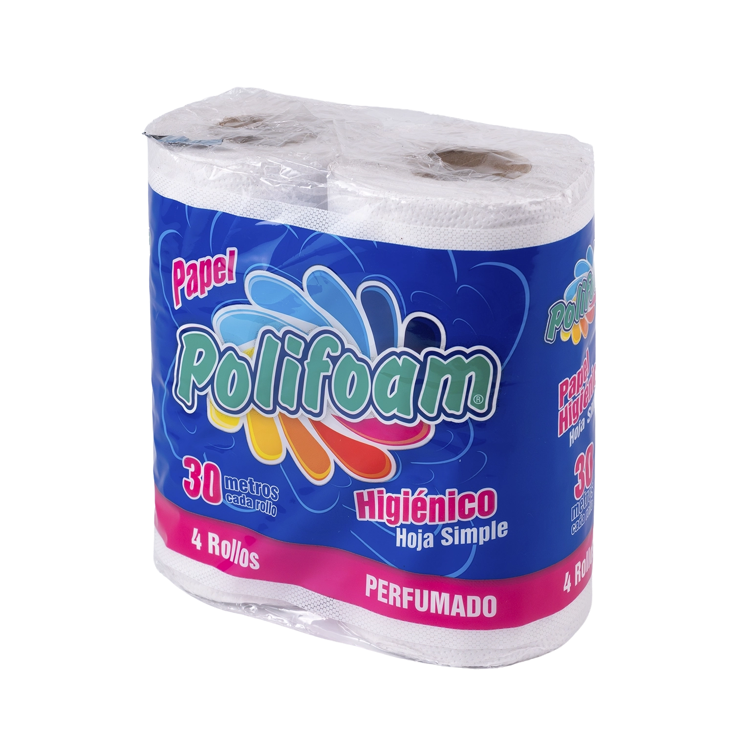 Papel Higiénico PERFU Hoja simple x 4uni.