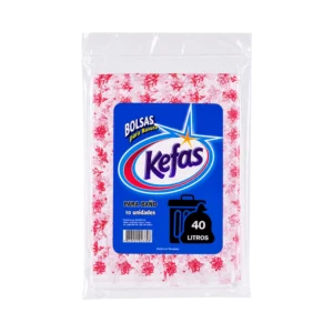 Bolsas para basura BAÑO 40 LTS KEFAS