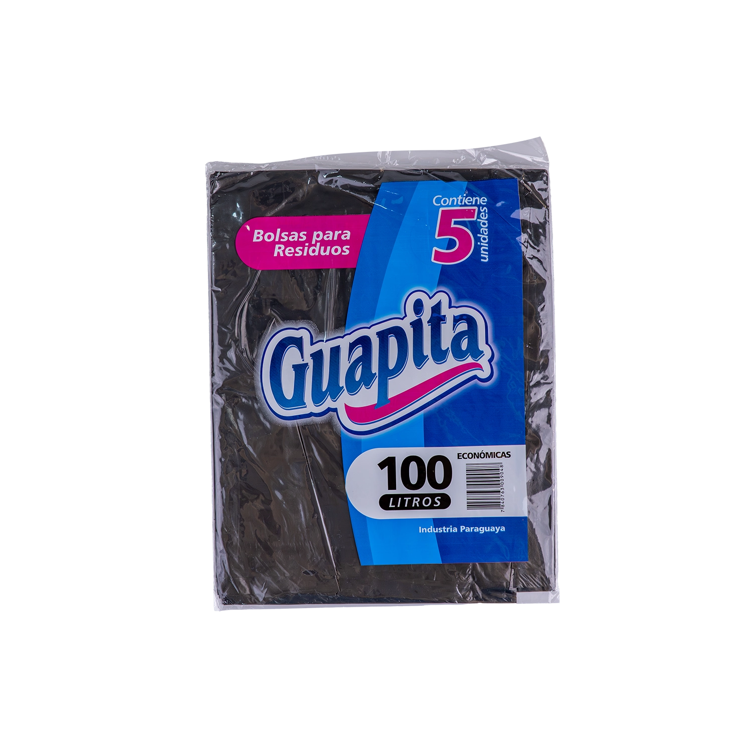 Bolsas ECONOMICAS de 100 lts x 5 unid.