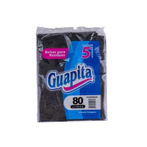 Bolsas ECONOMICAS de 80 lts x 5 unid.