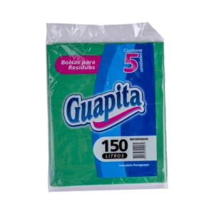 Bolsas REFORZADAS de 150 lts x 5 unid.