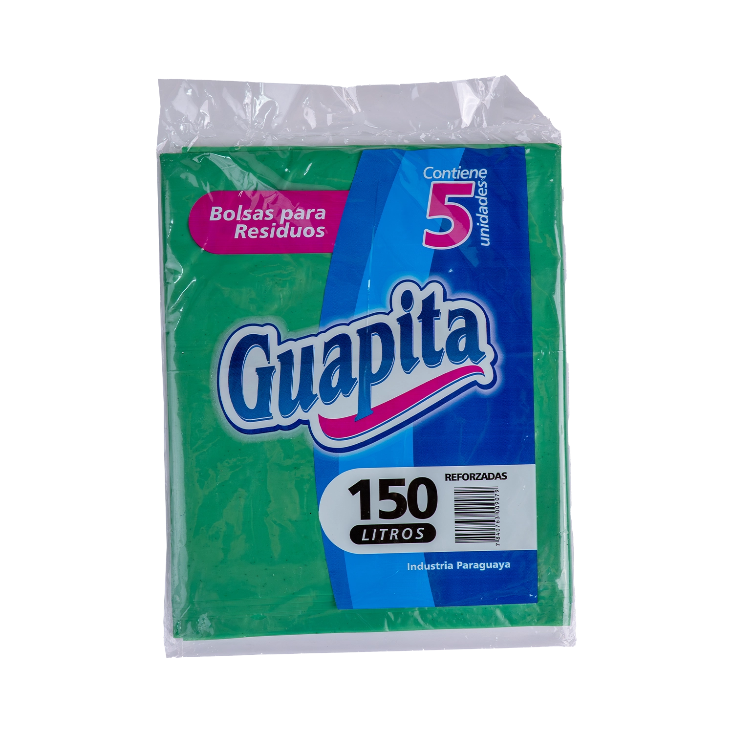 Bolsas REFORZADAS de 150 lts x 5 unid.