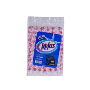 Bolsas para basura BAÑO 40 LTS KEFAS