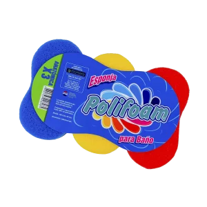 Esponja para baño ANATOMICA X 3