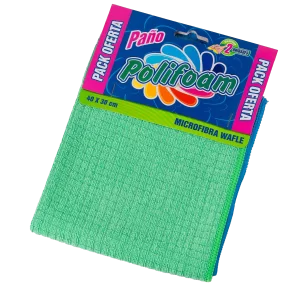 Paño MICROFIBRA WAFLE x2uni