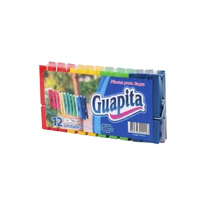 Pinzas para ropa x 12 unidades